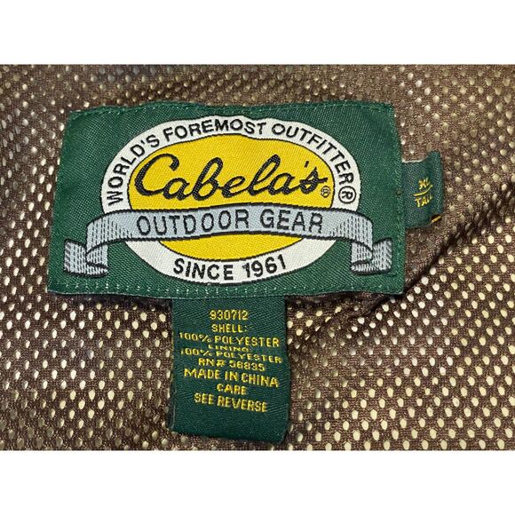 Cabela’s Gore-Tex Waterproof Hunting Jacket XL Tall Realtree Camo Hooded Coat - Picture 4 of 14